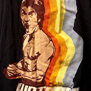 Rare XXL men’s Bruce Lee T-shirt, navy blue